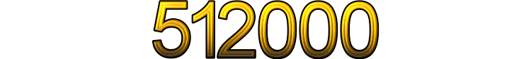 Number 512000