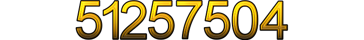 Number 51257504 Number 51257504
