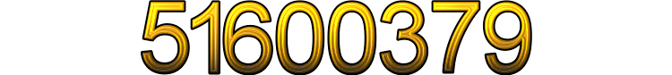 Number 51600379 Number 51600379