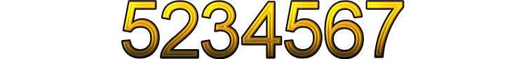Number 5234567