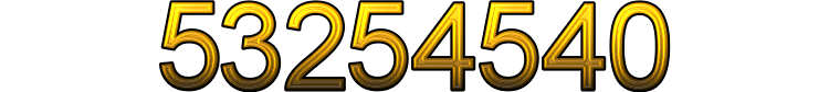 Number 53254540