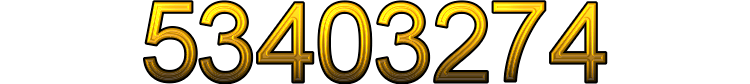 Number 53403274