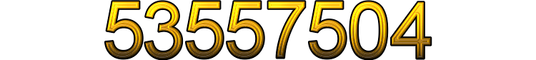 Number 53557504