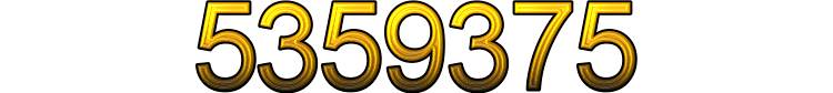 Number 5359375