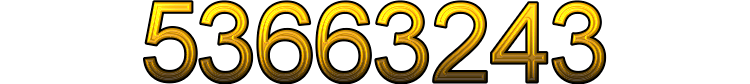 Number 53663243 Number 53663243