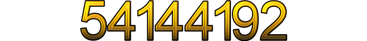 Number 54144192
