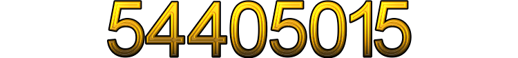 Number 54405015