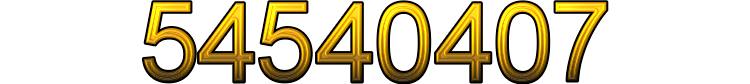 Number 54540407