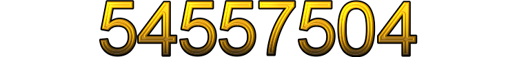 Number 54557504