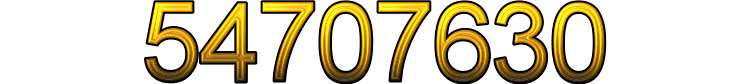 Number 54707630