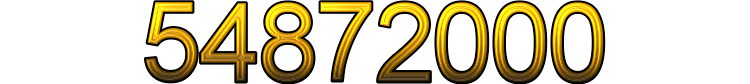 Number 54872000