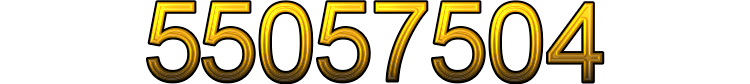 Number 55057504