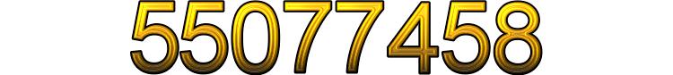 Number 55077458