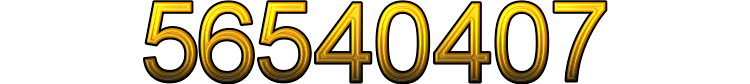 Number 56540407 Number 56540407