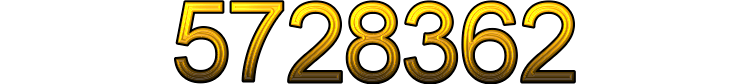 Number 5728362 Number 5728362