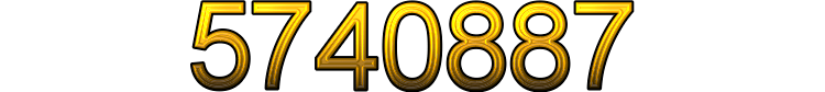 Number 5740887 Number 5740887