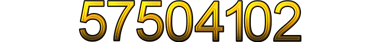 Number 57504102 Number 57504102