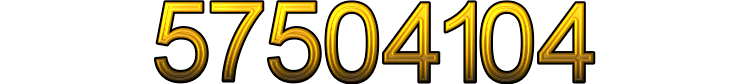 Number 57504104