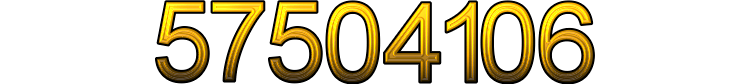 Number 57504106
