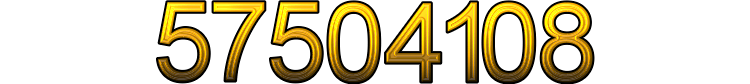 Number 57504108