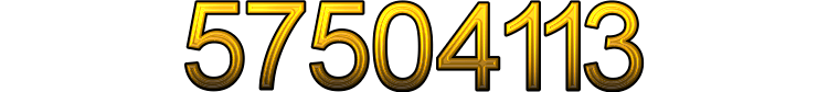 Number 57504113 Number 57504113