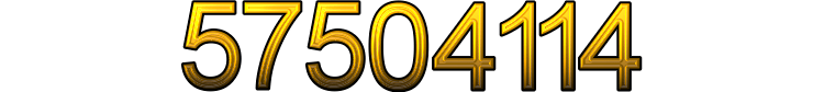 Number 57504114