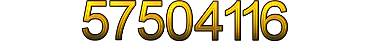 Number 57504116