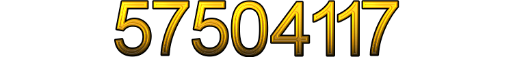 Number 57504117
