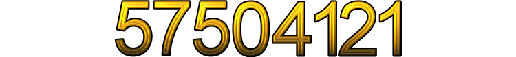Number 57504121