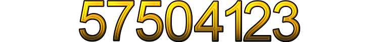 Number 57504123