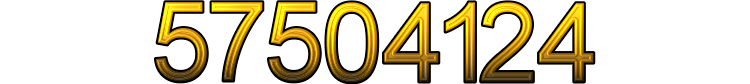 Number 57504124