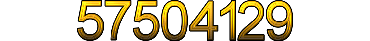 Number 57504129