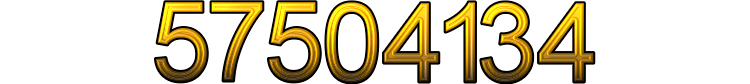 Number 57504134