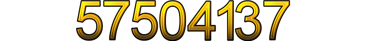 Number 57504137