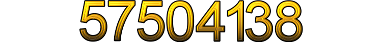 Number 57504138