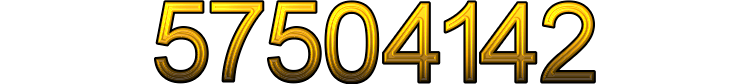 Number 57504142 Number 57504142