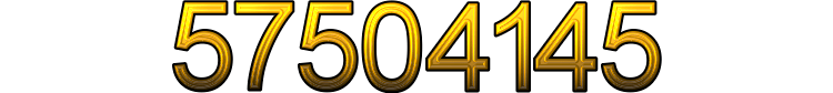 Number 57504145 Number 57504145