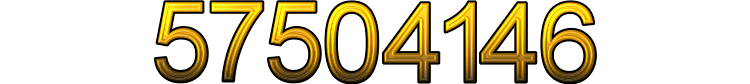 Number 57504146 Number 57504146