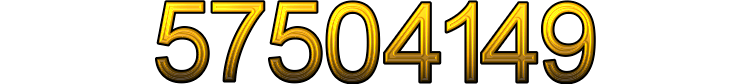 Number 57504149