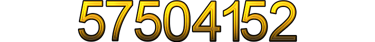 Number 57504152 Number 57504152