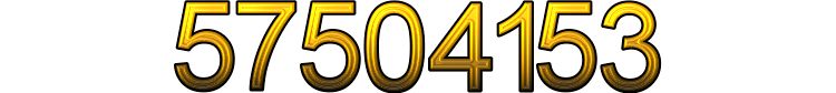 Number 57504153