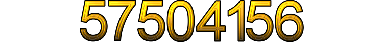 Number 57504156