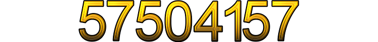 Number 57504157