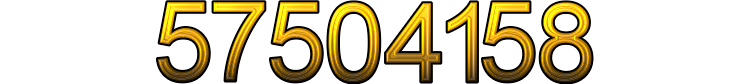 Number 57504158 Number 57504158