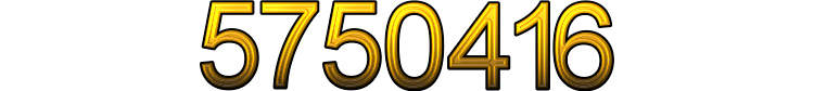 Number 5750416 Number 5750416