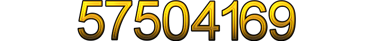 Number 57504169