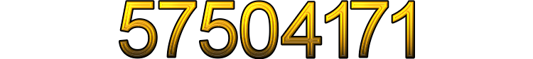 Number 57504171 Number 57504171