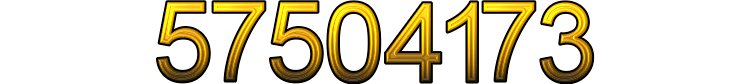 Number 57504173