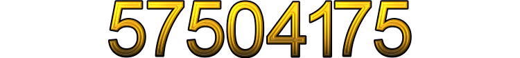Number 57504175