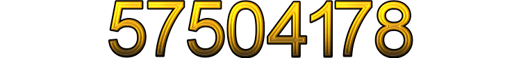 Number 57504178
